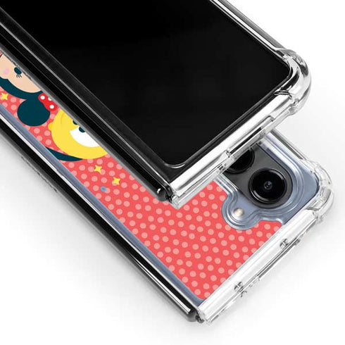 Disney Tsum Tsum Disney Friends Galaxy Z Fold5 5G Clear Case