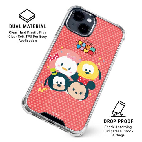 Disney Tsum Tsum Disney Friends iPhone 15 Clear Case