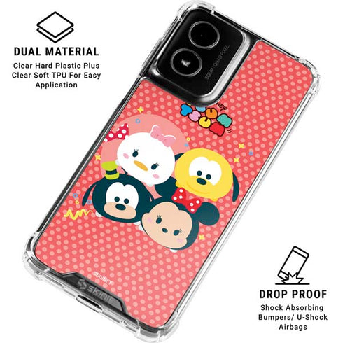 Disney Tsum Tsum Disney Friends Moto G Power 5G (2024) Clear Case