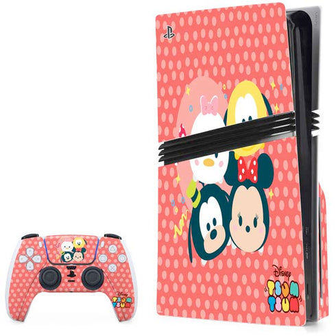 Disney Tsum Tsum Disney Friends PS5 Pro Disk Bundle Skin