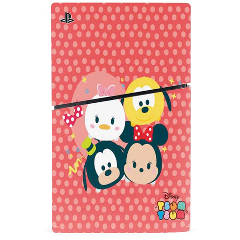 Disney Tsum Tsum Disney Friends PS5 Slim Digital Edition Console Skin