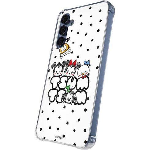 Disney Tsum Tsum Characters Art Galaxy A35 5G Clear Case