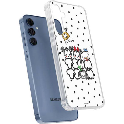 Disney Tsum Tsum Characters Art Galaxy A35 5G Clear Case