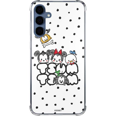 Disney Tsum Tsum Characters Art Galaxy A55 5G Clear Case