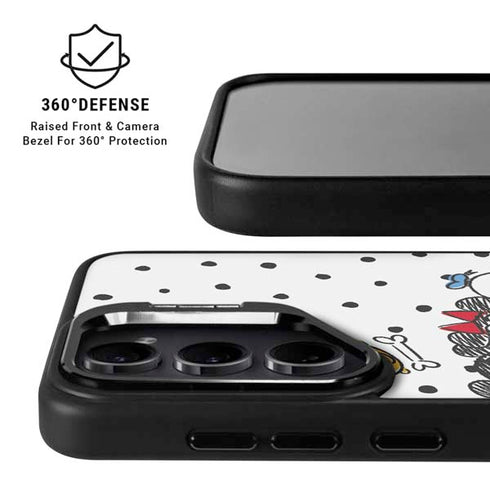 Disney Tsum Tsum Characters Art Galaxy S24 FE Kickstand Case