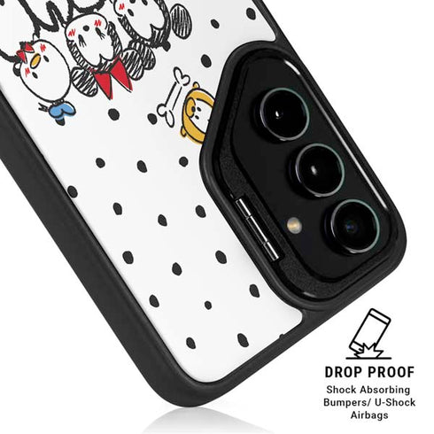 Disney Tsum Tsum Characters Art Galaxy S25 Kickstand Case