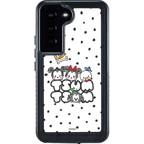 Disney Tsum Tsum Characters Art Galaxy S24 Waterproof Case