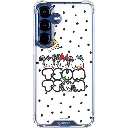 Disney Tsum Tsum Characters Art Galaxy S25 Clear Case