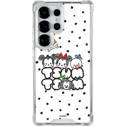 Disney Tsum Tsum Characters Art Galaxy S25 Ultra Clear Case