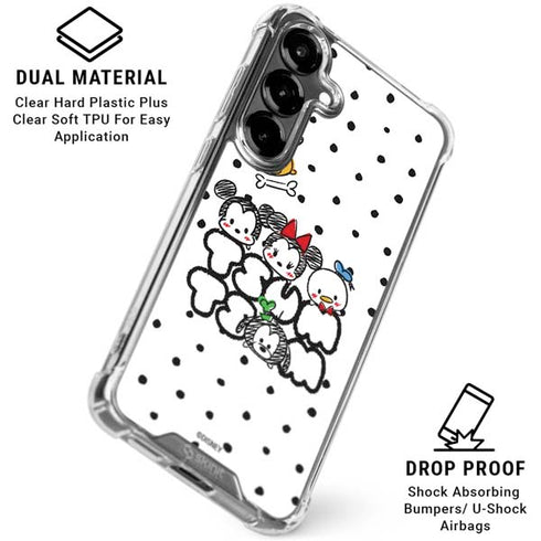 Disney Tsum Tsum Characters Art Galaxy S26 Clear Case