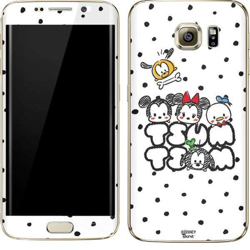 Disney Tsum Tsum Characters Art Galaxy S7 Edge Skin