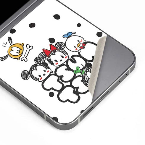 Disney Tsum Tsum Characters Art Galaxy Z Flip6 Skin