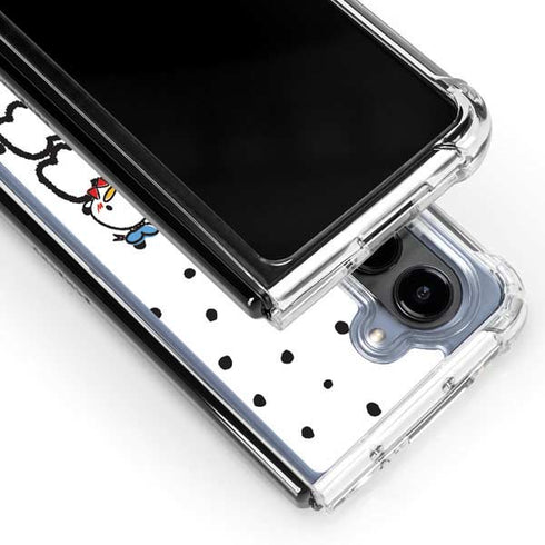 Disney Tsum Tsum Characters Art Galaxy Z Fold5 5G Clear Case