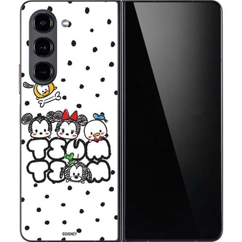 Disney Tsum Tsum Characters Art Galaxy Z Fold5 5G Skin