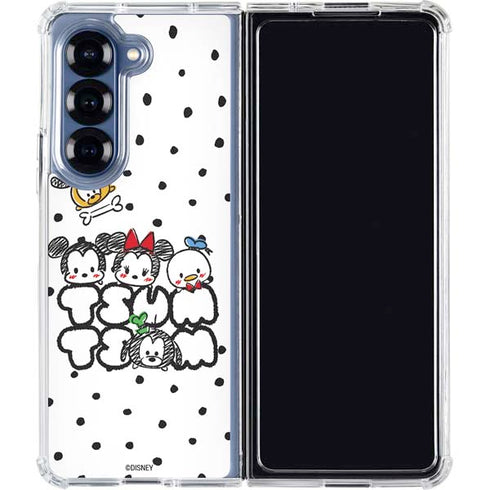 Disney Tsum Tsum Characters Art Galaxy Z Fold6 Clear Case