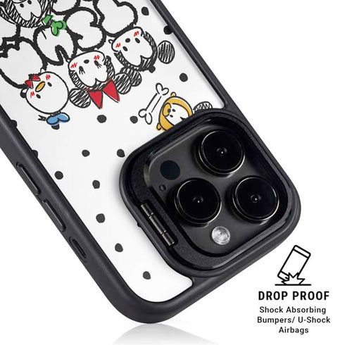 Disney Tsum Tsum Characters Art iPhone 14 Pro Kickstand Case