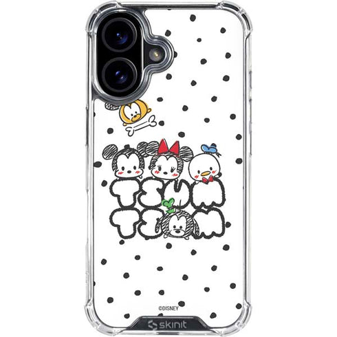 Disney Tsum Tsum Characters Art iPhone 16 Plus Clear Case