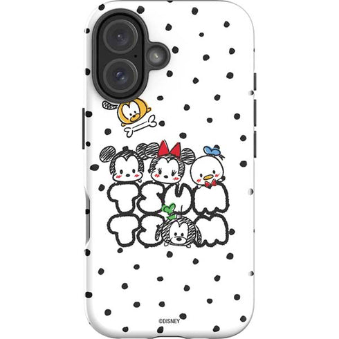 Disney Tsum Tsum Characters Art iPhone 16 Plus Impact Case