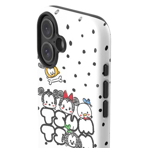 Disney Tsum Tsum Characters Art iPhone 16 Plus Impact Case