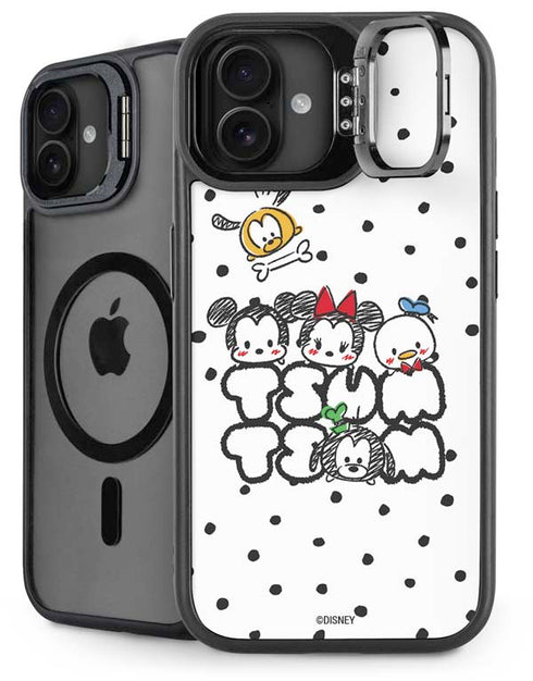 Disney Tsum Tsum Characters Art iPhone 16 Plus Kickstand Case