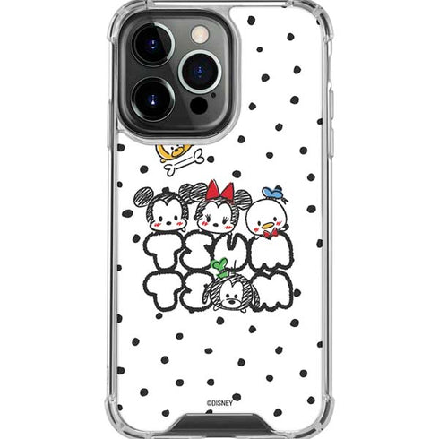 Disney Tsum Tsum Characters Art iPhone 16 Pro Max Clear Case