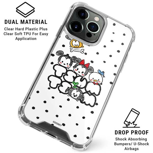 Disney Tsum Tsum Characters Art iPhone 16 Pro Max Clear Case