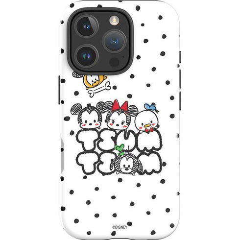 Disney Tsum Tsum Characters Art iPhone 16 Pro Max Impact Case