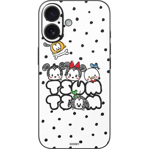 Disney Tsum Tsum Characters Art iPhone 16 Skin