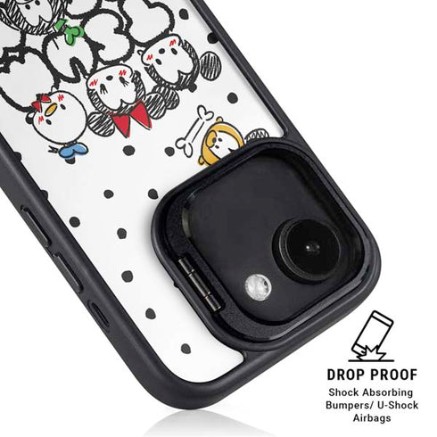 Disney Tsum Tsum Characters Art iPhone 16e Kickstand Case