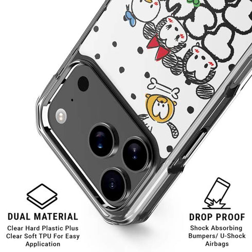 Disney Tsum Tsum Characters Art iPhone 18 Pro Clear Case