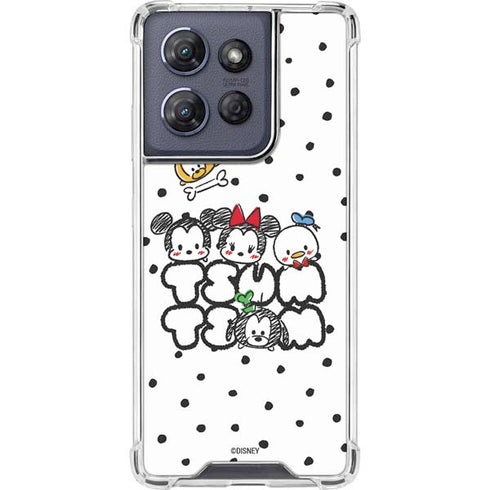 Disney Tsum Tsum Characters Art Moto G 5G (2025) Clear Case