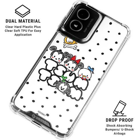 Disney Tsum Tsum Characters Art Moto G Power 5G (2024) Clear Case