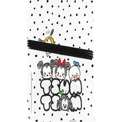 Disney Tsum Tsum Characters Art PS5 Pro Disk Console Skin