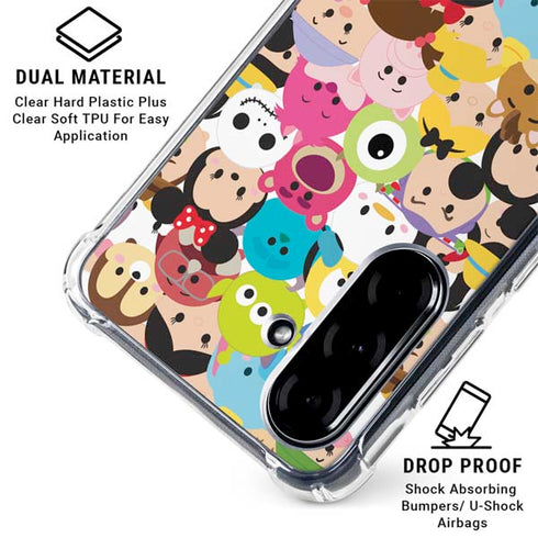 Disney Tsum Tsum Close up Characters Galaxy A36 5G Clear Case