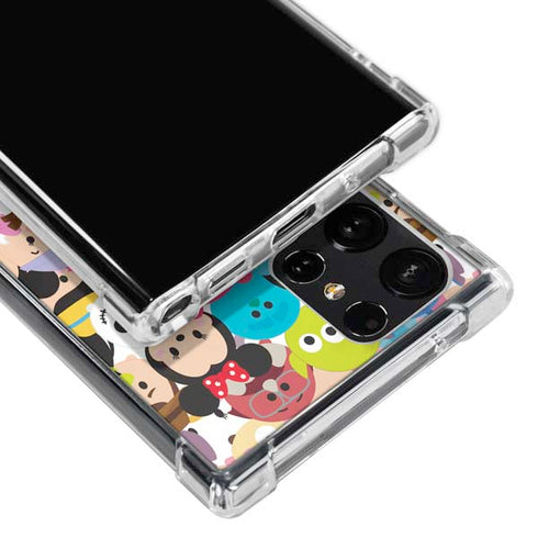 Disney Tsum Tsum Close up Characters Galaxy S23 Ultra Clear Case
