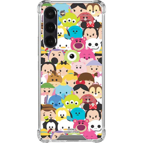 Disney Tsum Tsum Close up Characters Galaxy S24 FE Clear Case