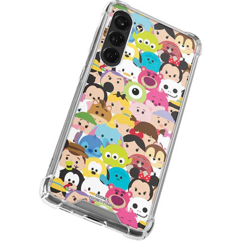 Disney Tsum Tsum Close up Characters Galaxy S24 FE Clear Case