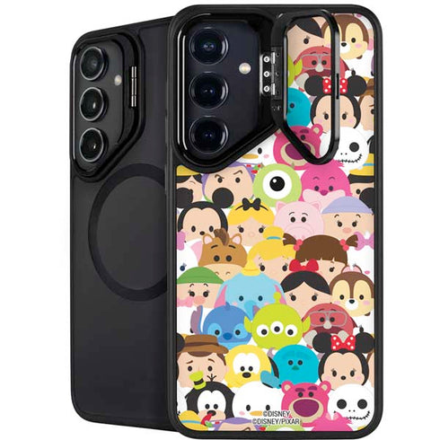 Disney Tsum Tsum Close up Characters Galaxy S25 Kickstand Case