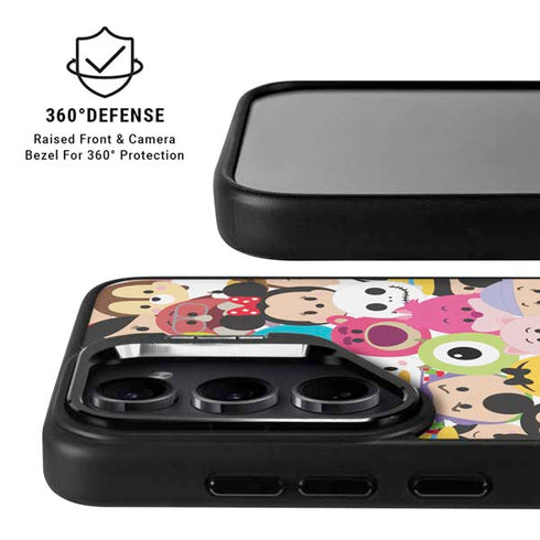 Disney Tsum Tsum Close up Characters Galaxy S24 Plus Kickstand Case