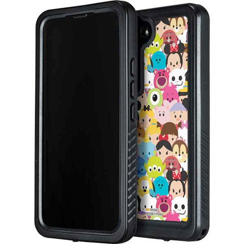Disney Tsum Tsum Close up Characters Galaxy S24 Plus Waterproof Case