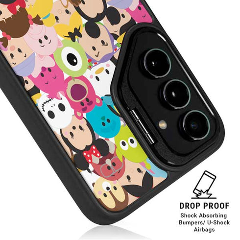Disney Tsum Tsum Close up Characters Galaxy S26 Plus Kickstand Case