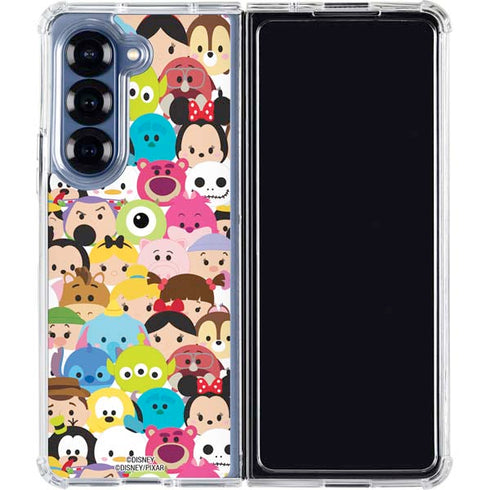 Disney Tsum Tsum Close up Characters Galaxy Z Fold6 Clear Case
