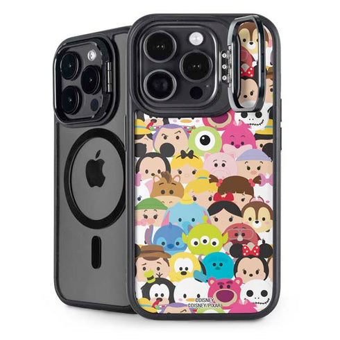Disney Tsum Tsum Close up Characters iPhone 14 Pro Kickstand Case