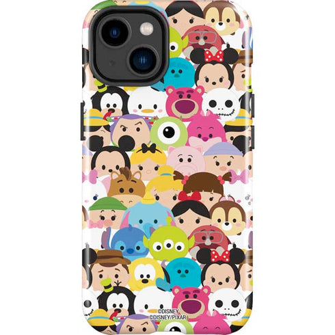 Disney Tsum Tsum Close up Characters iPhone 15 Impact Case