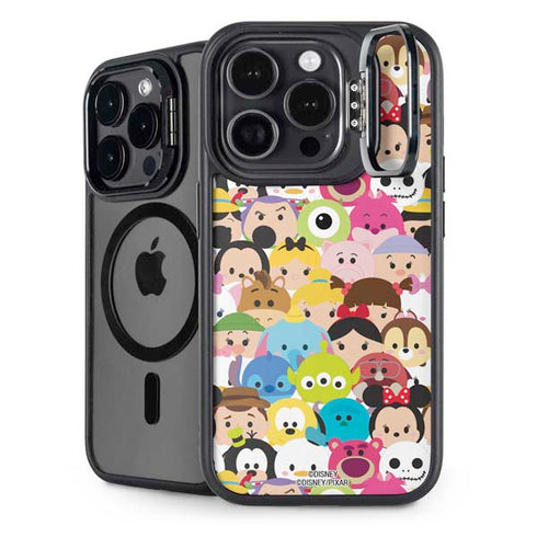 Disney Tsum Tsum Close up Characters iPhone 15 Pro Kickstand Case