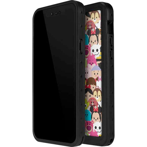 Disney Tsum Tsum Close up Characters iPhone 15 Pro Waterproof Case