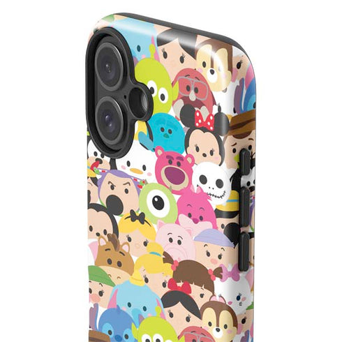 Disney Tsum Tsum Close up Characters iPhone 16 Impact Case