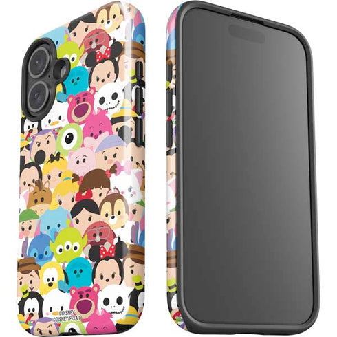 Disney Tsum Tsum Close up Characters iPhone 16 Impact Case