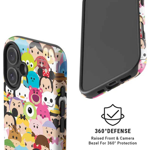 Disney Tsum Tsum Close up Characters iPhone 16 Magsafe Impact Case