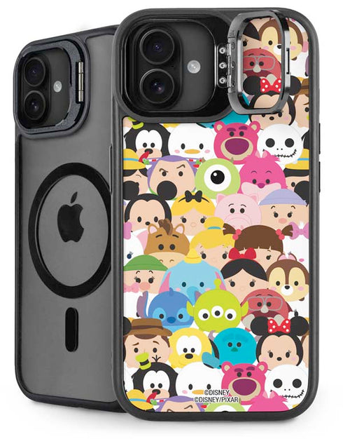 Disney Tsum Tsum Close up Characters iPhone 16 Plus Kickstand Case